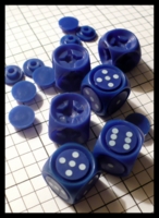 Dice : Dice - 6D - Dirk's Dice Interchangeable Face Blue - Ebay Jan 2010